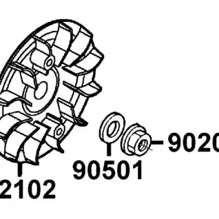 90501-LBA7-900 WASHER THRUST 16MM
