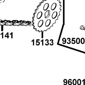 15133-KAM1-001 SPROCKET OIL PUMP DRIVE — diagram cutout