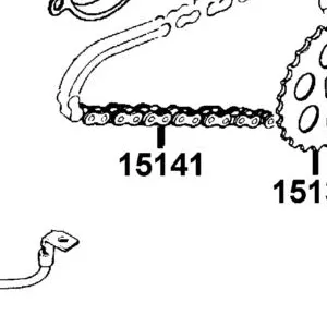 15141-LBA2-E00 CHAIN OIL PUMP — diagram cutout
