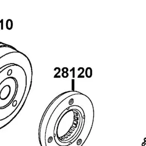 28120-LDB2-E00 ONE WAY CLUTCH — diagram cutout