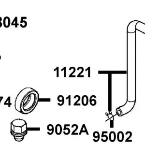 11221-LBA7-900 TUBE MISSION BREATHER — diagram cutout