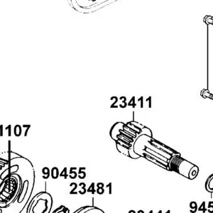 23411-PTA3-E00 SHAFT DRIVE — diagram cutout