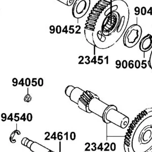 23420-LBA7-900 GEAR COMP COUNTER — diagram cutout