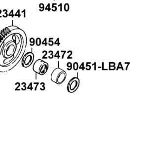23472-LBA7-900 COLLAR 20*25*11 — diagram cutout