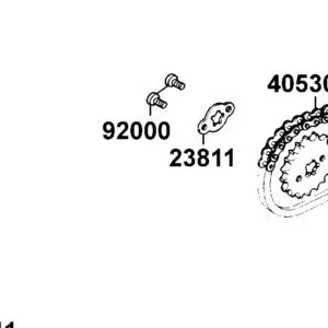 23811-LBA7-900 PLATE A2 FIXING — diagram cutout