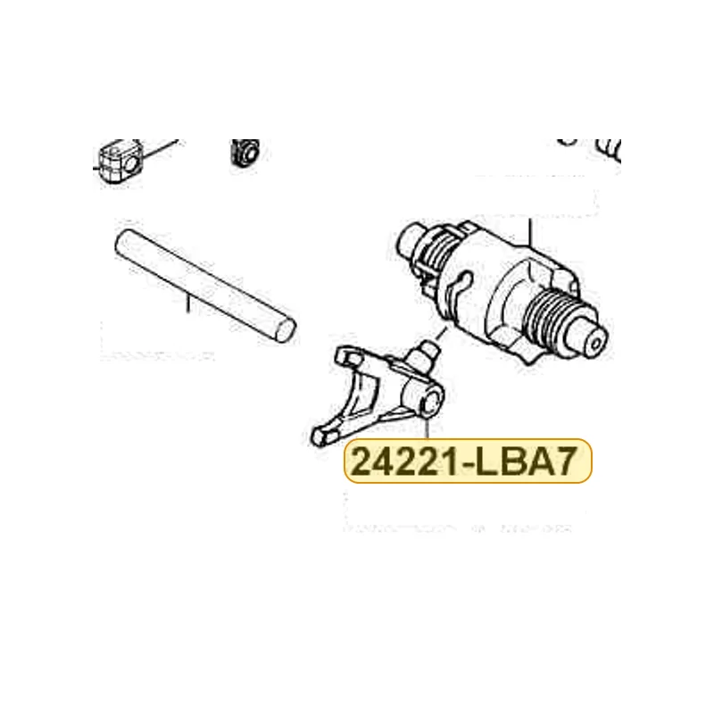 24221-LBA7-900 FORK GEAR SHIFT — diagram cutout
