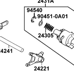 24305-LBA7-900 SPRING DRUM — diagram cutout