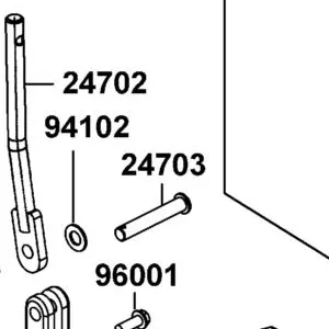 24703-LLB1-900 PIN CHANGE HANDLE — diagram cutout