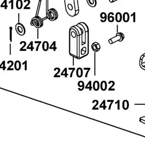 24707-LBA7-900 BRKT CHANGE HANDLE — diagram cutout