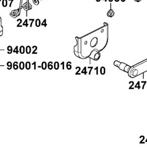 24710-LBA7-900 STAY CHANGE HANDLE ASSY — diagram cutout