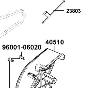 40510-LBA7-900 COVER CHAIN — diagram cutout