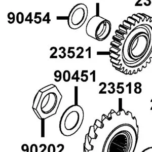 90451-LBA7-900 WASHER THRUST 20MM — diagram cutout