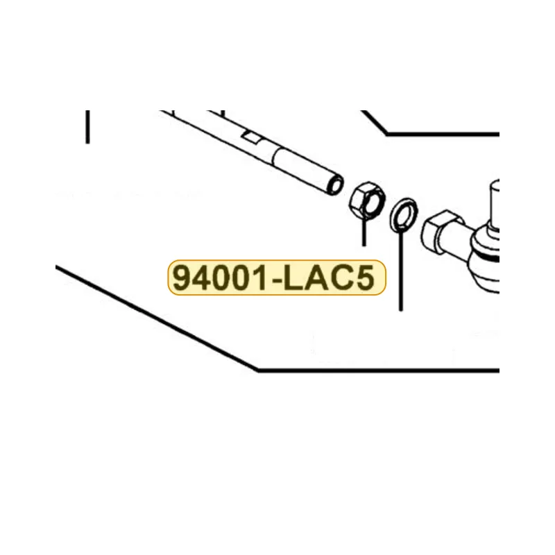 94001-LAC5-900 NUT HEX 8MM L — diagram cutout