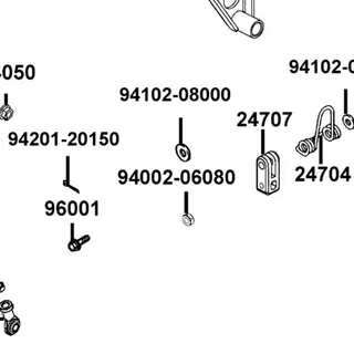 94002-06060-0S NUT HEX 6MM — diagram cutout