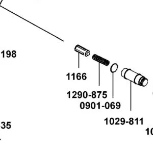 1166-807-2200 STARTER VALVE COMP — diagram cutout