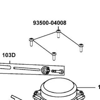 93500-04008-1H-3 SCREW PAN — diagram cutout