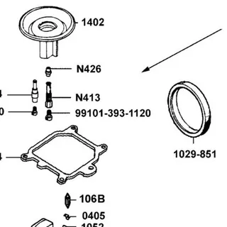 99101-393-1120 MAIN JET #112 — diagram cutout