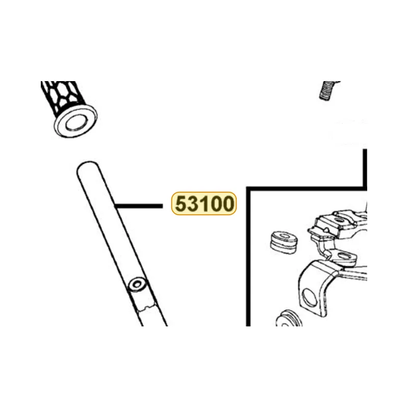 53100-LEC1-MG0-NJS HANDLE PIPE STRG **C.2008.06.07 — diagram cutout