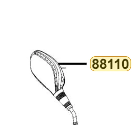 88110-LBA7-E00 Mirror Assembly Right Back — diagram cutout