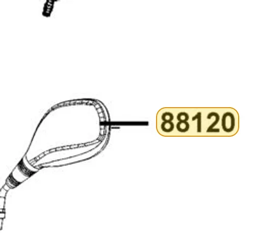 88120-LBA7-E00 Mirror Assembly Left Back — diagram cutout