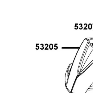 53205-LDF3-EV0-N1R COVER HANDLE (Black) — diagram cutout