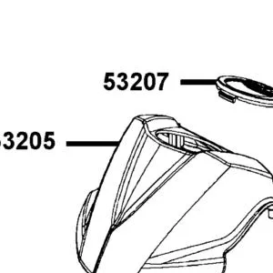 53207-LDF3-900-N1R LID HANDLE COVER (Black) — diagram cutout
