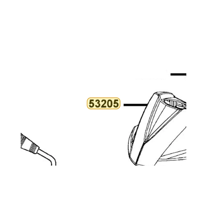 53205-LDF3-EV0-C7R COVER HANDLE — diagram cutout