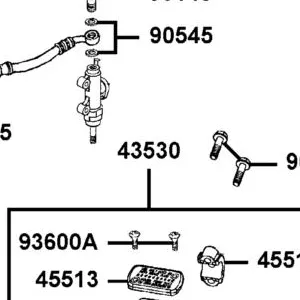 43530-KKC4-305 CYLINDER SET RR MASTER — diagram cutout