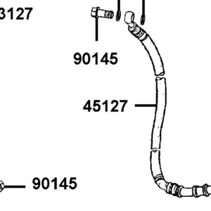 45127-LDF3-900 HOSE ASSY RR BRK — diagram cutout