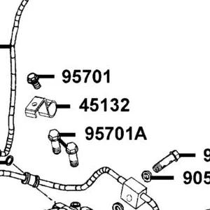 45132-LBA7-900 CLAMPER FR BRAKE HOSE — diagram cutout