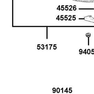 53175-LBA7-305 LEVER SET BRK — diagram cutout