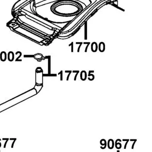 17705-LBA7-900 TUBE ASSY FUEL DRAIN — diagram cutout