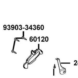 60120-LBA7-900-N1R GUIDE COVER CHANGE HNDL (Black) — diagram cutout