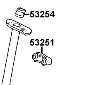 53251-LCA5-E00 HOLDER STEM STEERING — diagram cutout