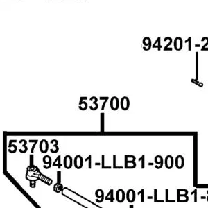 53700-LEC1-700 ROD ASSY TIE — diagram cutout