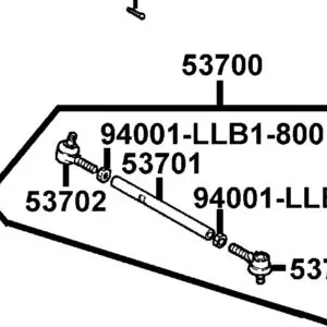 53701-LEC1-700 ROD COMP STEERING — diagram cutout