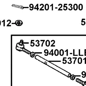 53702-LLB1-900 JOINT R BALL — diagram cutout