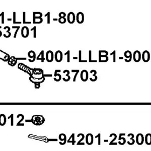 53703-LLB1-900 JOINT L BALL — diagram cutout