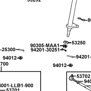90305-MAA1-004 U NUT FLANGE 14MM — diagram cutout