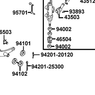 94201-25300 PIN SPLIT 2.5*30 — diagram cutout