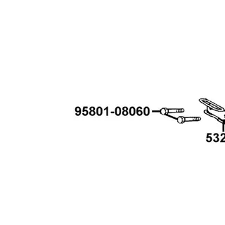 95801-08060-06 BOLT FLANGE 8*60 — diagram cutout