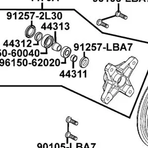 44311-LBA7-900 COLLAR FR WHEEL SIDE A