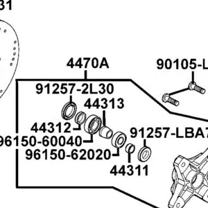 44313-LBA7-900 COLLAR FR WHEEL DIST — diagram cutout