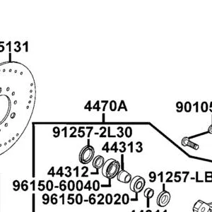 4470A-LBA7-900 CONNECTOR ASSY FR — diagram cutout