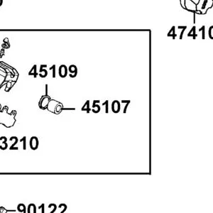 45107-KFA6-900 PISTON C/P (??33.96MM) — diagram cutout