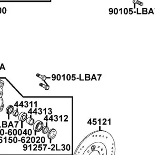 90105-LBA7-900 BOLT CONNECTOR ( STUD 10X36 ) — diagram cutout