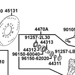 91257-2L30-006 OIL SEAL 28*42*7