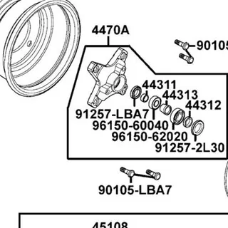 91257-LBA7-900 OIL SEAL 20*35*7