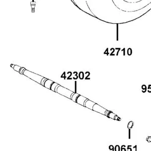 42302-LEC1-700 AXLE SHAFT RR — diagram cutout