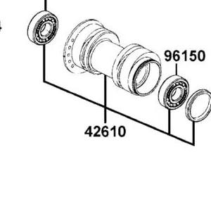42610-LKC2-E00-NJS HUB ASSY REAR — diagram cutout
